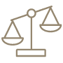 Law firms symbol: Scales